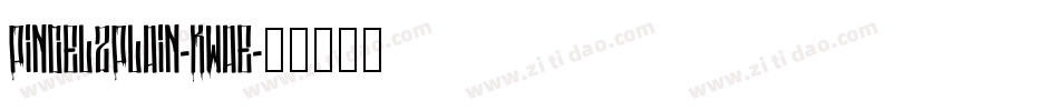 Pincel2Plain-KWae字体转换