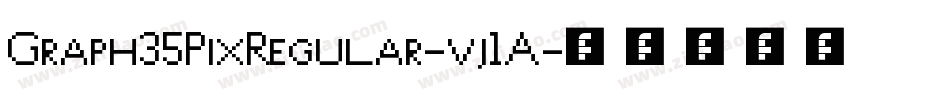 Graph35PixRegular-vj1A字体转换