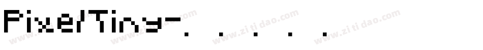 PixelTiny字体转换