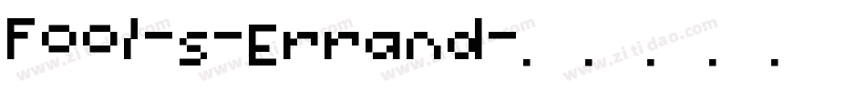 Fool-s-Errand字体转换