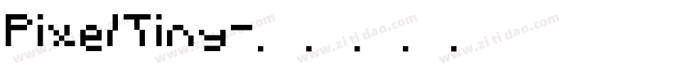 PixelTiny字体转换