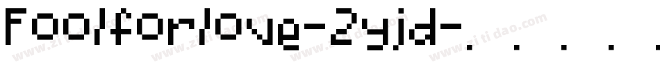 Foolforlove-2yjd字体转换