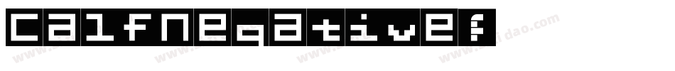 CalfNegative字体转换