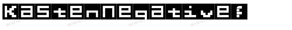 KastenNegative字体转换
