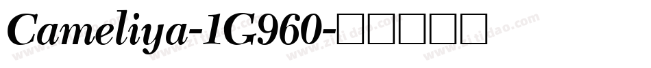 Cameliya-1G960字体转换