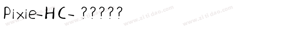 Pixie-HC字体转换