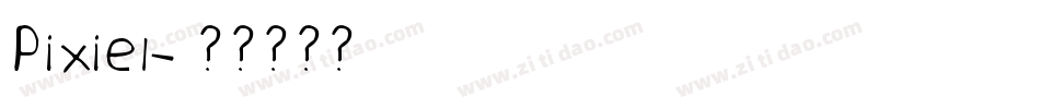 Pixiel字体转换