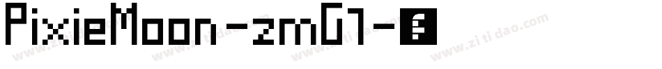 PixieMoon-zmG1字体转换