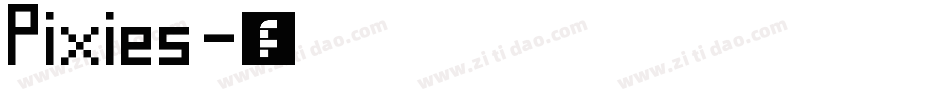Pixies字体转换