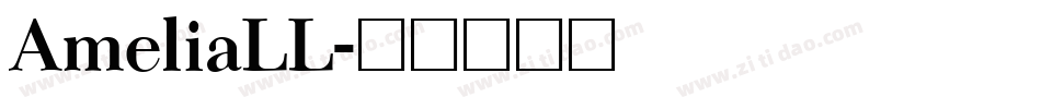 AmeliaLL字体转换