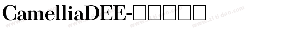 CamelliaDEE字体转换