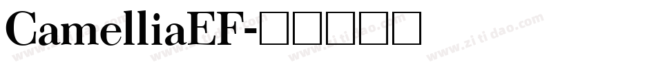 CamelliaEF字体转换