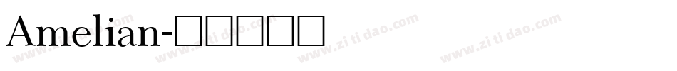 Amelian字体转换