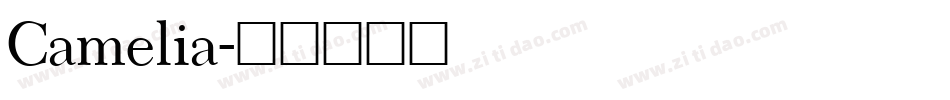 Camelia字体转换