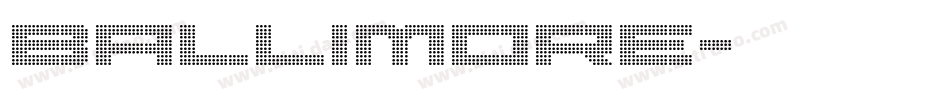 Ballimore字体转换