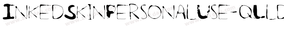 InkedSkinPersonalUse-qLld字体转换