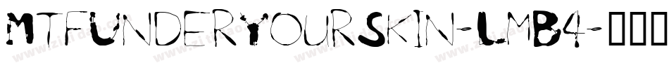 MtfUnderYourSkin-LmB4字体转换