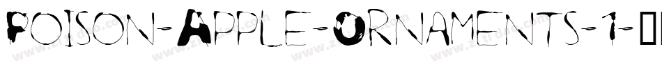 Poison-Apple-Ornaments-1字体转换