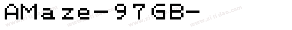 AMaze-97GB字体转换
