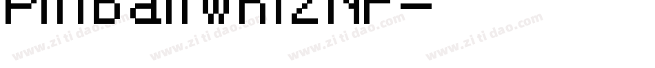 PinballWhizNF字体转换