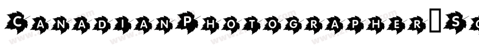 CanadianPhotographer-Script字体转换