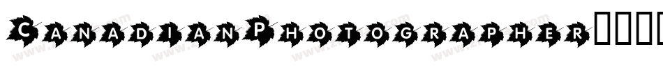 CanadianPhotographer字体转换