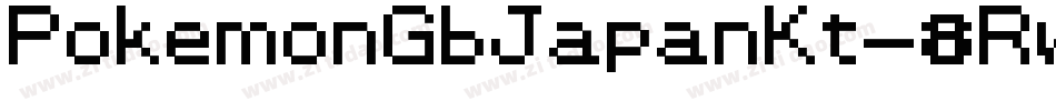 PokemonGbJapanKt-8Rw2字体转换