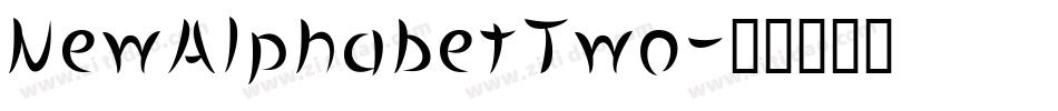 NewAlphabetTwo字体转换