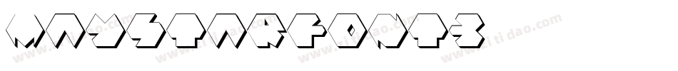 MayStarFont3字体转换