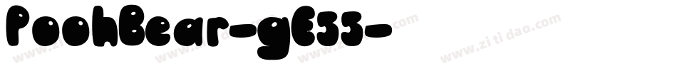 PoohBear-gE55字体转换