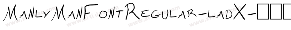 ManlyManFontRegular-ladX字体转换