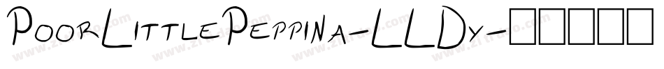 PoorLittlePeppina-LLDy字体转换
