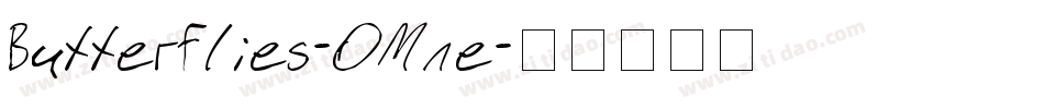 Butterflies-OMne字体转换