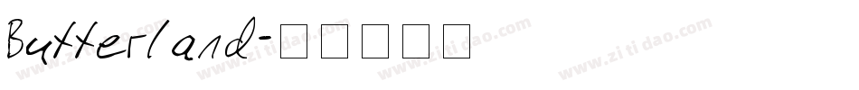 Butterland字体转换