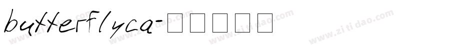 butterflyca字体转换