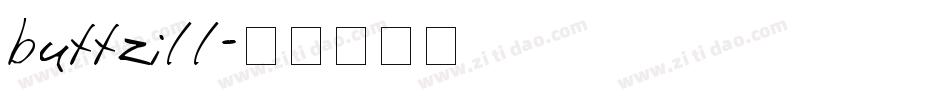 buttzill字体转换