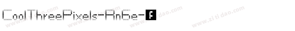 CoolThreePixels-Rn6e字体转换