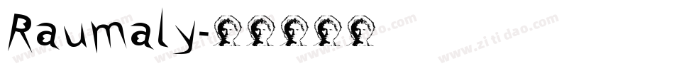 Raumaly字体转换
