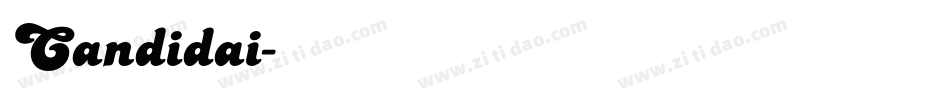 Candidai字体转换