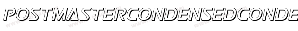 PostmasterCondensedCondensed-dYKV字体转换
