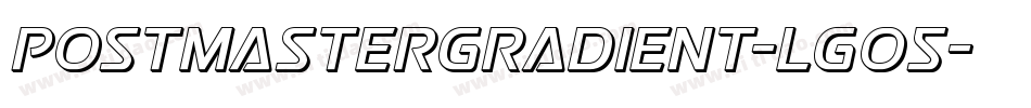 PostmasterGradient-LgO5字体转换