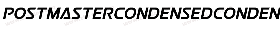PostmasterCondensedCondensed-dYKV字体转换