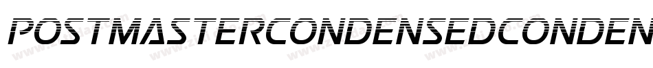 PostmasterCondensedCondensed-dYKV字体转换