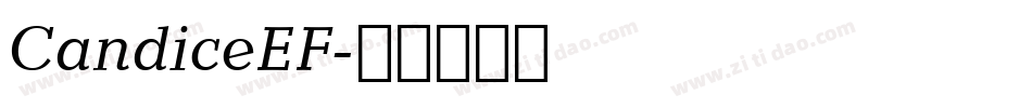 CandiceEF字体转换