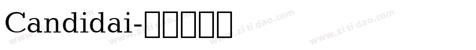 Candidai字体转换