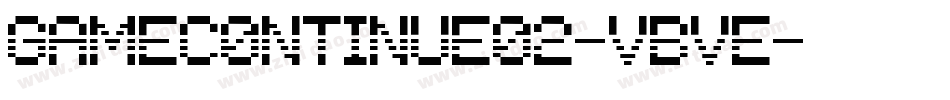 GameContinue02-vBvE字体转换