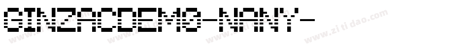 Ginzacdemo-nAnY字体转换
