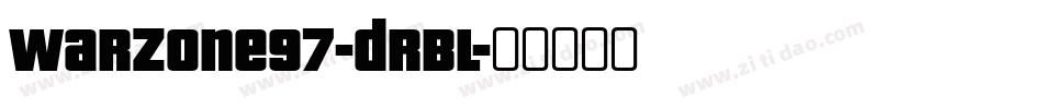 Warzone97-drBl字体转换