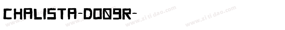Chalista-DO09R字体转换