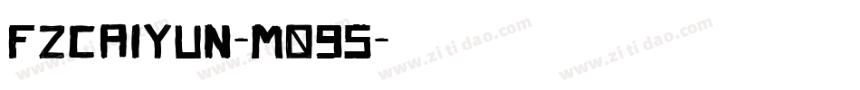 FZCaiYun-M09S字体转换